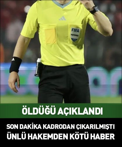 Dünya Kupası kadrosundan çıkarılan hakem ölü bulundu