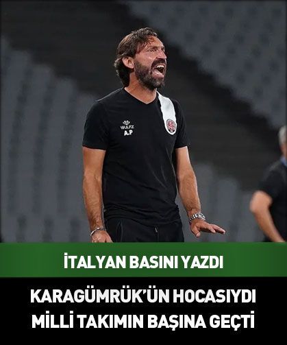 Karagümrük'ün hocasıydı! Milli takımın başına geçti