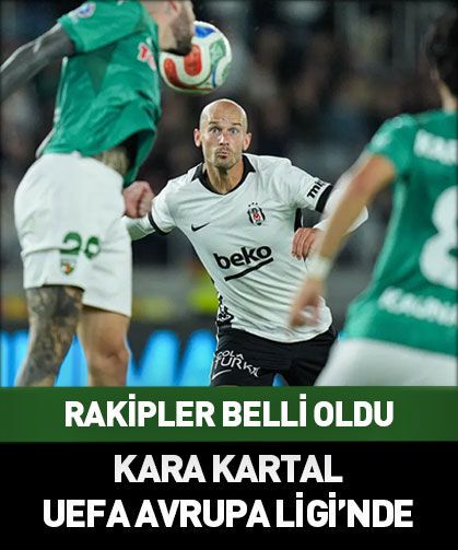 Beşiktaş'ın UEFA Avrupa Ligi'ndeki rakipleri belli oldu