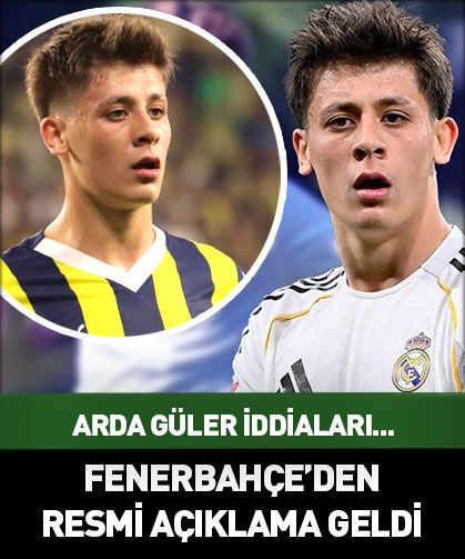 Fenerbahçe'den resmi Arda Güler açıklaması geldi