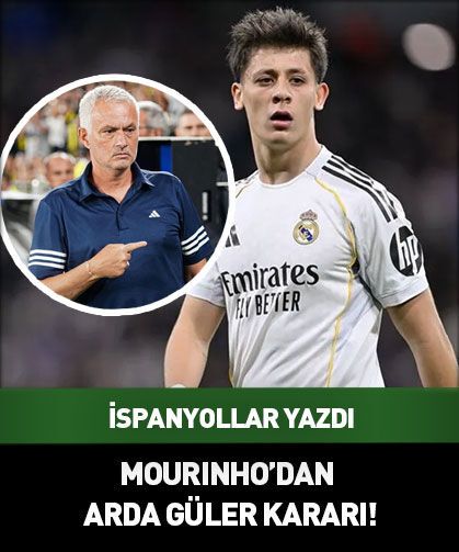 İspanyollar yazdı: Jose Mourinho'dan Arda Güler kararı