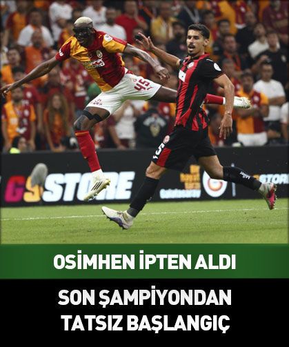 Osimhen ipten aldı! Galatasaray 2-2 Çorum FK (MAÇ SONUCU ÖZET)
