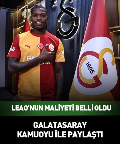 Galatasaray Rafael Leao'nun maliyetini açıkladı