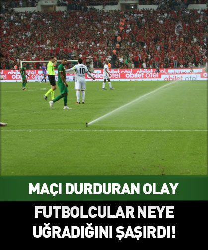 Futbolcular neye uğradığını şaşırdı! Amed Beşiktaş maçını durduran olay