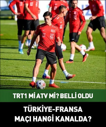 Türkiye Fransa maçı hangi kanalda? TRT 1 mi, ATV mi? Belli oldu