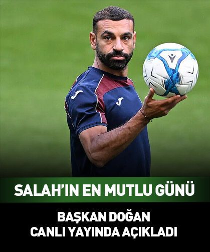 Trabzonsporlu Salah'ın en mutlu günü...