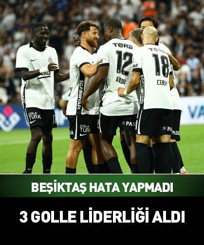 Beşiktaş yoluna galibiyetle devam ediyor!