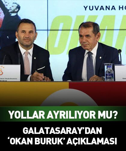 Galatasaray'dan resmi açıklama... Okan Buruk ile yollar ayrılıyor mu?