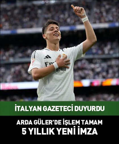 Arda Güler'de işlem tamam! 5 yıllık imzayı attı İtalyan gazeteci duyurdu
