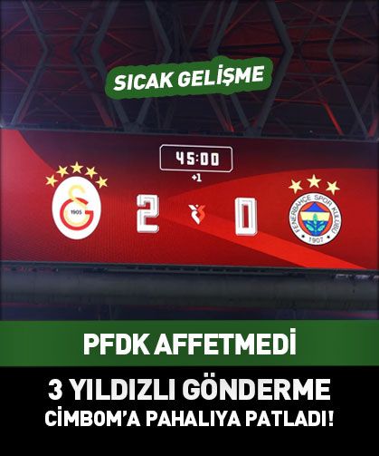 Fenerbahçe derbisinde yapılan gönderme Galatasaray'ın cebini yaktı!