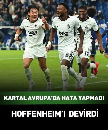 Beşiktaş UEFA Avrupa Ligi'nde 2'de 2 yaptı