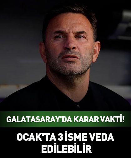 Galatasaray'da 3 yıldız için karar vakti! Ocak'ta ayrılık gündemde!