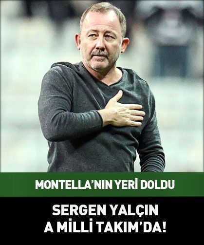 Sergen Yalçın A Milli Takım'ın yeni teknik direktörü oldu
