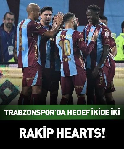 Trabzonspor yarın Konferans Ligi'nde Hearts'ı konuk edecek!