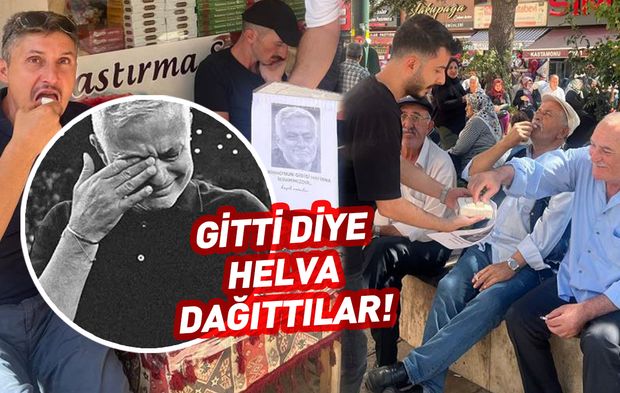 Mourinho'nun gidişini helva dağıtarak kutladılar