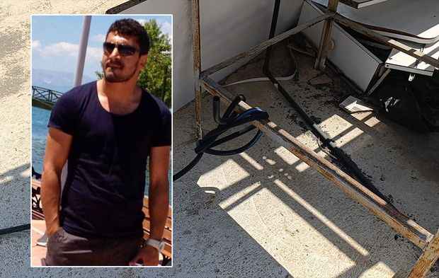 Hortum sonunu getirdi! Betona çakılarak hayatını kaybetti