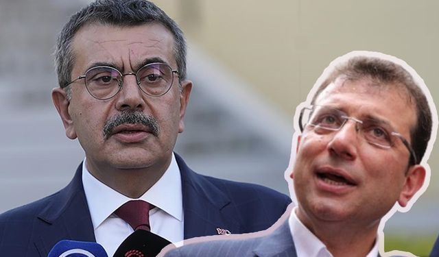 Bakan Tekin'den İmamoğlu'nu kızdıracak sözler