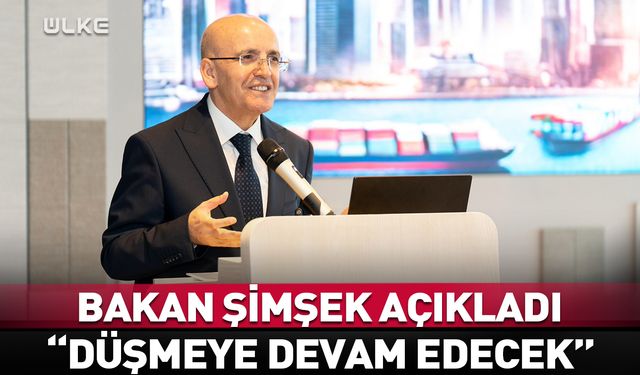 Bakan Mehmet Şimşek: Düşmeye devam edecek