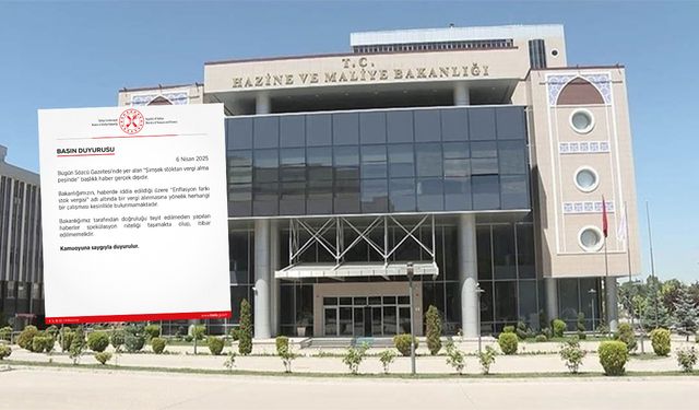 Hazine'den Sözcü Gazetesi’nin “vergi” haberine yalanlama