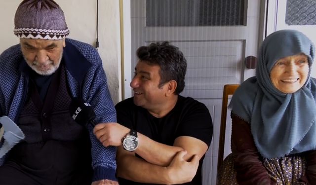 Yaşlı çiftten gülümseten anlar... Böylesi ilk defa görüldü
