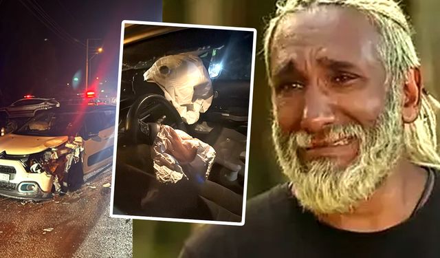"Rabbim korudu!" Ünlü şarkıcı paylaştı! Otomobilin hava yastığı patladı