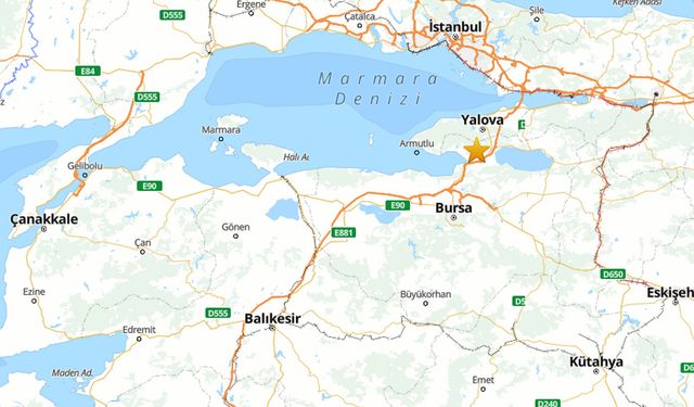 Bursa'da deprem! AFAD büyüklüğünü duyurdu