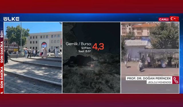 Bursa'daki sarsıntı büyük İstanbul depreminin habercisi mi? Uzman isim açıkladı