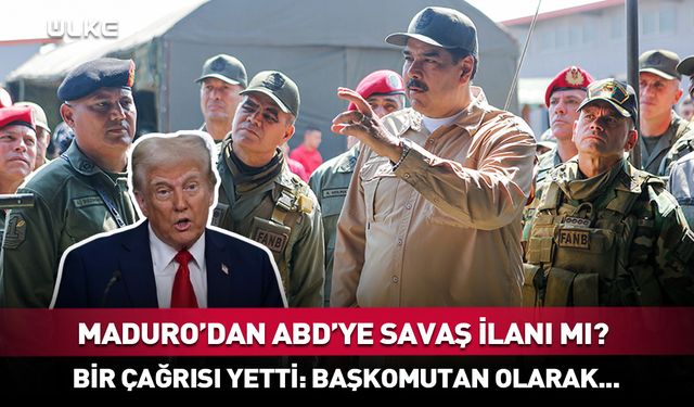 Maduro'dan ABD’ye başkaldırı! Bir çağrısı yetti: Başkomutan olarak...