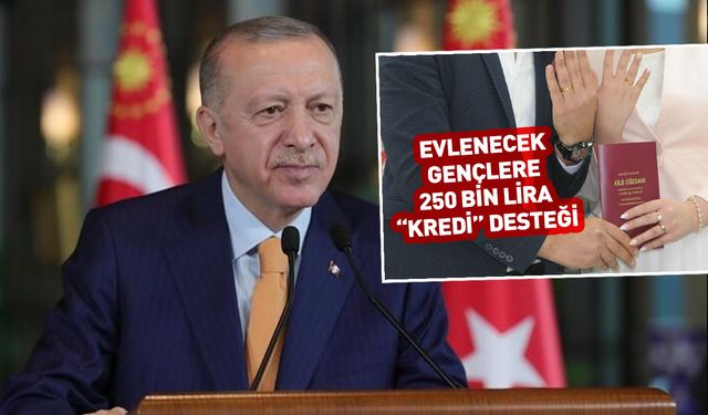 Erdoğan'dan "kredi" müjdesi! Evlenecek gençler dikkat