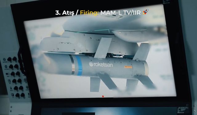 Bayraktar TB3 Roketsan füzesi ile vurdu