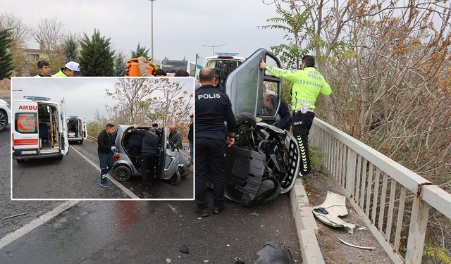 Otomobile çarptı! Savunması 'pes' dedirtti