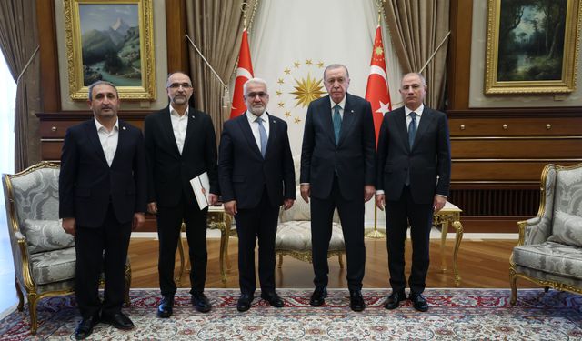 Cumhurbaşkanı Erdoğan Zekeriya Yapıcıoğlu'nu kabul etti