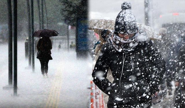 Meteoroloji uyardı! Bu akşam başlıyor: Hafta sonu kar geliyor