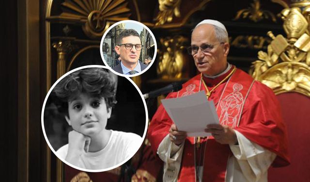 Papa Leo Minguzzi'nin babası ile görüştü