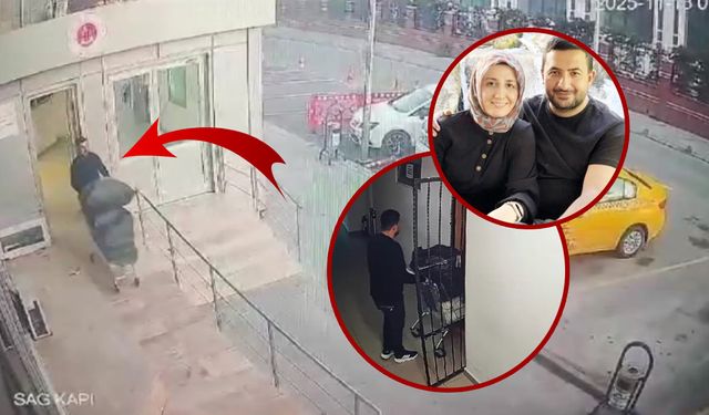 Adliyede hırsızlık: Zanlının altın-gümüşleri götürdüğü anlar…