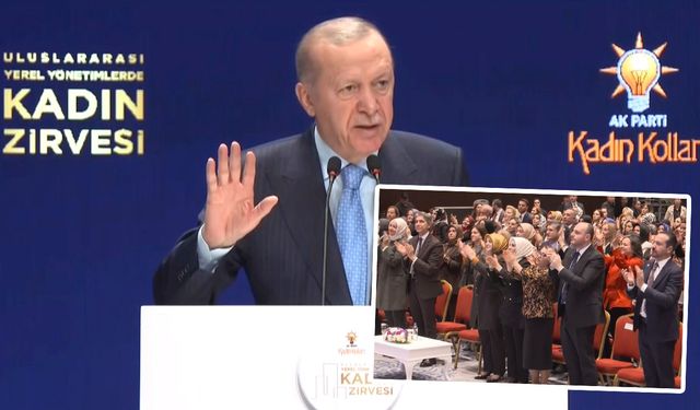 Cumhurbaşkanı Erdoğan'dan başörtüsü çıkışı! Ayakta alkışlandı