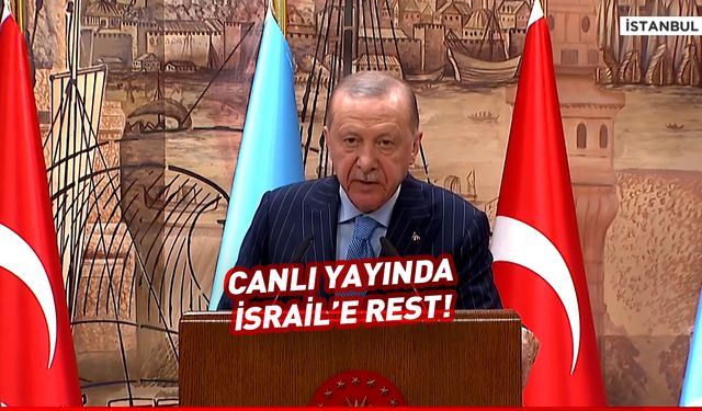 Erdoğan'dan canlı yayında İsrail'e "Somali" resti!