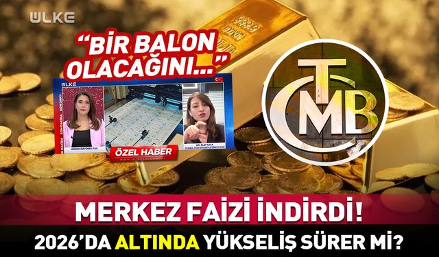 Merkez Bankası faiz kararını açıkladı! 2026'da altın ne olur?