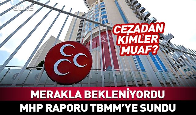 MHP’nin Terörsüz Türkiye raporu TBMM’de