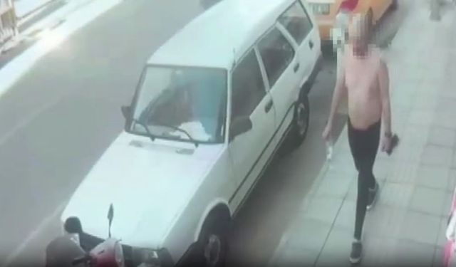 Sokakta çıplak dolaşan Rus gözaltında