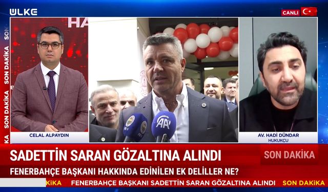 Sadettin Saran tutuklanırsa başkan kim olacak?