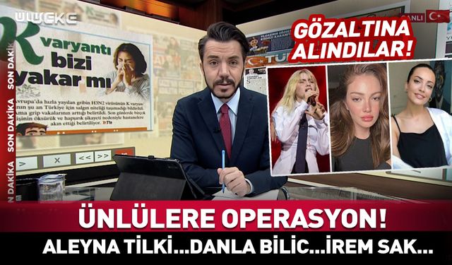 Ünlülere yeni operasyon dalgası! Savcılıktan ilk açıklama geldi