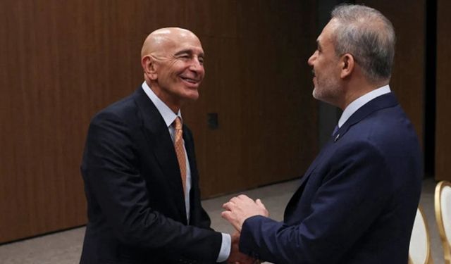 Bakan Fidan Tom Barrack'ı kabul etti