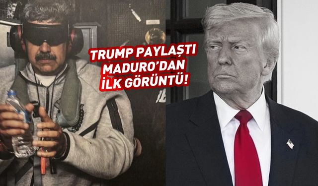 Maduro'dan ilk kare! Trump paylaştı