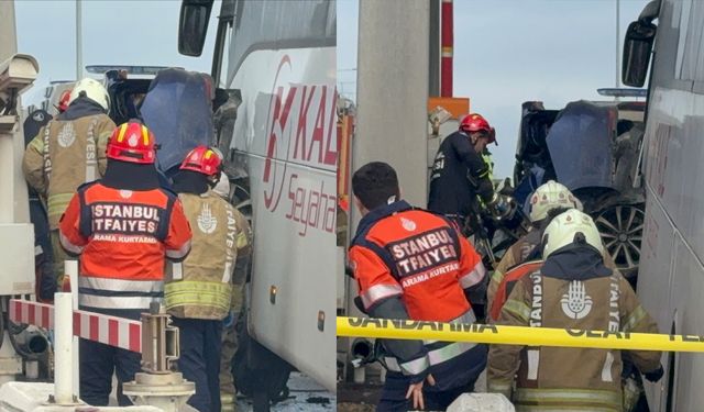 Kuzey Marmara Otoyolu'nda feci kaza!