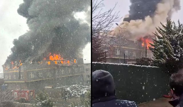 İstanbul'da korkutan yangın