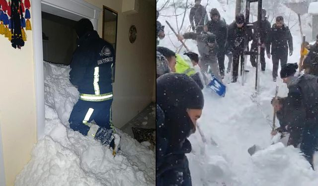 Van'da çığ faciası: 1 kişi öldü! 20 ev boşaltıldı