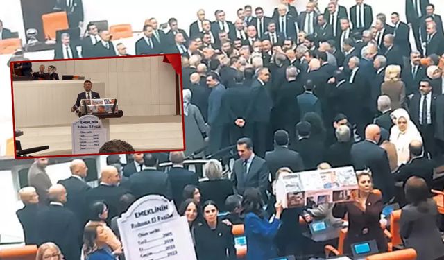 CHP’li Veli Ağbaba'dan TBMM’de provokasyon! Tabutla geldi