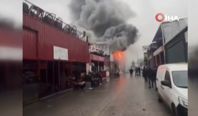 İstanbul'da korkutan yangın