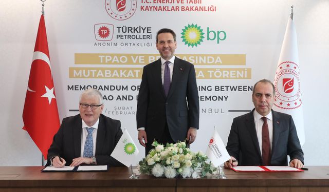 TPAO ile bp'den petrol ve doğal gaz anlaşması
